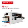 Kertas gulungan kecepatan tinggi die cutting creasing mesin dengan embossing